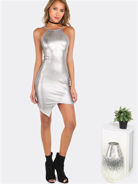 metallic dresses for silver.